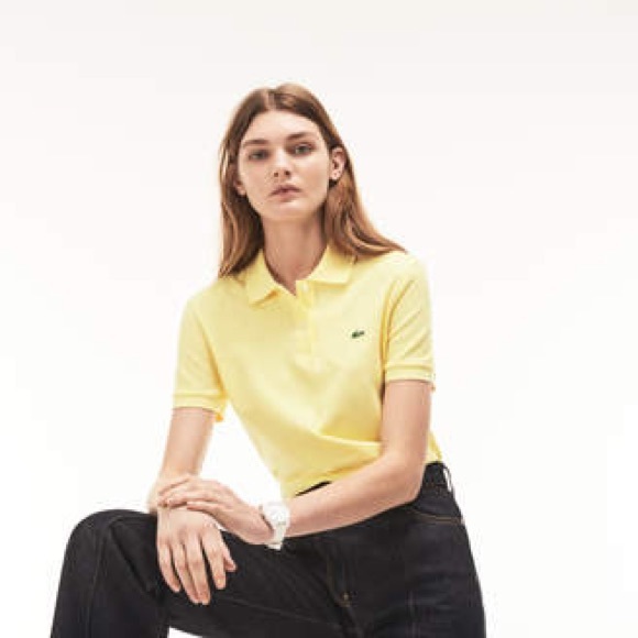 Lacoste Tops - LACOSTE YELLOW POLO